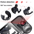 thumbnail image 3 of Wifi Mini Camera 4K HD Digital Video Recorder 180° Rotatable Lens Portable Action Camera Recorder 128G,1 x Camera 1 x data Cable 1 x OTG Adapter Cable,Black, 3 of 8