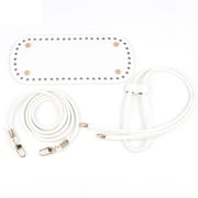 Kloware Bag Knitting Set Shoulder Strap Crochet Bag Handmade for Purse Making White