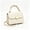 White, variant on Wynndora Women's Crossbody Bag, Quilted PU Leather Heart Clasp, Green