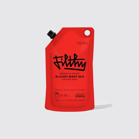 Filthy Bloody Mary Mix, All-Natural, 32 Oz Pouch
