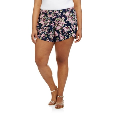 Junior Plus Wrap Front Short