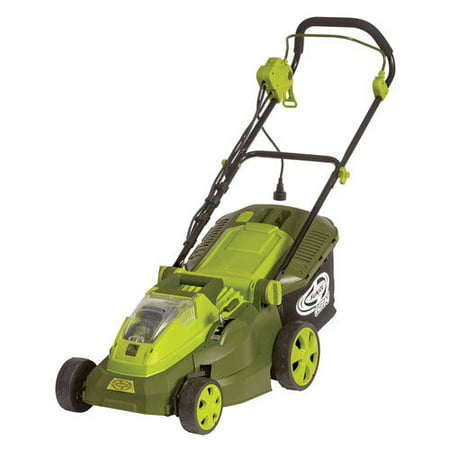 Sun Joe iON16LM-HYB Hybrid Lawn Mower | 16 inch · (Best All Wheel Drive Lawn Mower)