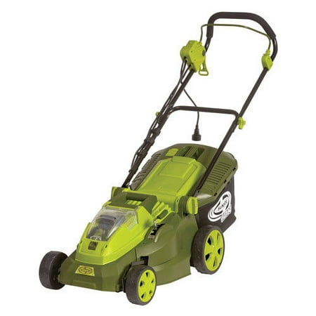 Sun Joe iON16LM-HYB Hybrid Lawn Mower | 16 inch · (Best Lawn Mower For Tall Weeds)