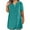 Sky Blue, variant on Plus Size Dresses S-5XL Summer Dresses for Women 2024 Casual Oversize Short Sleeve T-shirts Dress Womens Loose Solid Color V Neck Sundresses Blue qILAKOG Size L