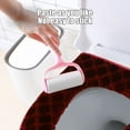 thumbnail image 4 of WKSCLPAI Winter Household Toilet Seat Cushion Furry Toilet Seat Cover Thickened Toilet Seat Washable Toilet Seat Washers Wine Seat Covers, 4 of 7