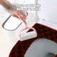 thumbnail image 5 of pstuiky Modelos de invierno para asientos de inodoro, cojín de asiento de inodoro peludo, asiento de inodoro grueso, asiento de inodoro lavable, arandelas para asientos de inodoro, 5 of 6
