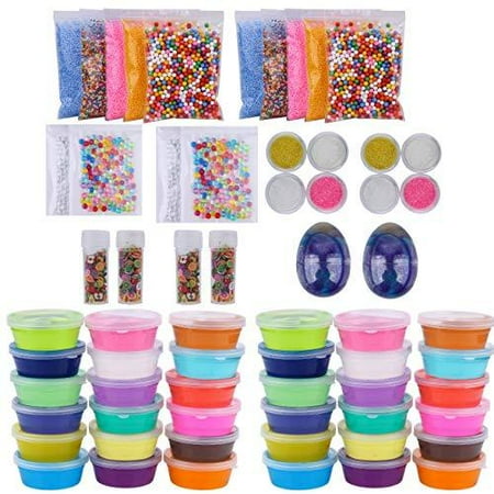 putty slimes glitters slime slices fishbowl