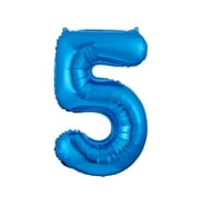 100cm Huge Blue Balloon Number,Balloons Number Party Deco for Birthday, Anniversary, Celebration, Carnival, Foil Number Age Balloons