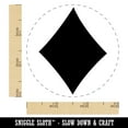 thumbnail image 2 of Card Suit Diamonds Self-Inking Rubber Stamp Ink Stamper - Fuchsia Ink - Small 3/4 Inch, 2 of 7