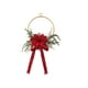 thumbnail image 2 of Western-style Wedding Bridal Hand Wreath Christmas Party Decoration Metal Wreath Bow Home Wall Hanging Wreath, 2 of 6