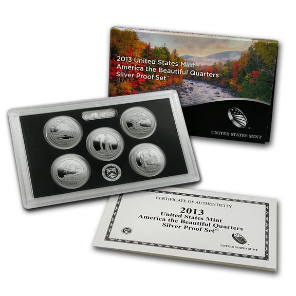 2013-S America the Beautiful Quarters Silver Proof Set