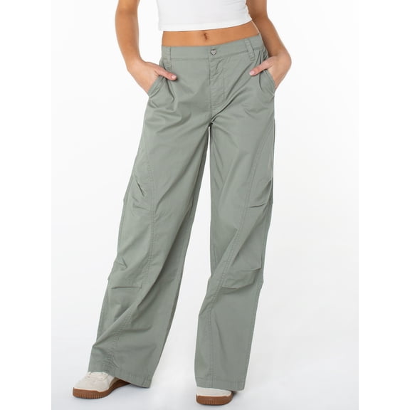 Celebrity Pink Women's and Women's Plus Wide Leg Cargo Pants, Sizes XS-4X