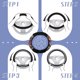 thumbnail image 3 of Funda para volante, antideslizante, transpirable, para coche, étnica, cálida y esponjosa, para mujer, apta para la mayoría de coches, sin olor, 3 of 5