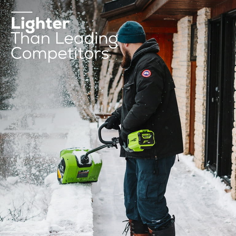 40V 12 Brushless Snow Shovel, 4.0Ah Battery and Charger Included –  Greenworks Tools Canada Inc.