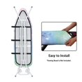 thumbnail image 4 of HELLHERO Musical Note Pattern Design Ironing Board Cover Hook and Loop Fastener with Hook and Loop Ironing Cover Stretch Fit Washable, 4 of 5