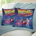 thumbnail image 3 of Regreso al Futuro Fundas de almohada de terciopelo con tema, regalos de funda de almohada, decoración para el hogar, cojín de lanzar, regalo de cumpleaños para fans y parejas. 40cm x 40cm., 3 of 6