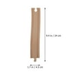 thumbnail image 2 of Toddmomy Toy Train Accessory 3Pcs Wood Curved Track for Assembling and Educational Development Children, 2 of 8