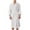 White, variant on Dagugfen Robes for Men Long Sleeve Soft Sleepwear Loose Pajamas Belt Bathrobe for Spa with Pockets