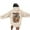 Beige, variant on Ladies Casual Sweatshirt Zippe Hoodie Wolf Sweatshirt Hoodie Women Lady Womens Hoodies Women's With Back Print Oversized Pullover Casual Loose Fit Drop Shoulder Long Pink XL