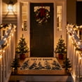 thumbnail image 5 of LmnLft Christmas Tree Themed Indoor Rug, Non-Slip Floor Mat for Winter Hallway, Entrance, Bedroom, Living Room, HOME Decoration, Cozy Seasonal Carpet, 5 of 6
