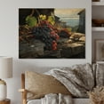 thumbnail image 2 of Designart "Sculptural Vinescape Scenic Beauty" Vineyard Print on Natural Pine Wood, 2 of 5