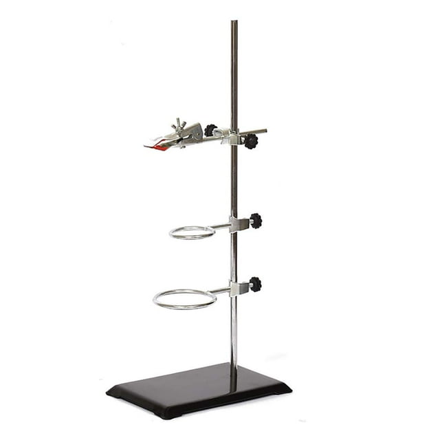Soporte de retorta de laboratorio XMwangzi con pinza para buretas