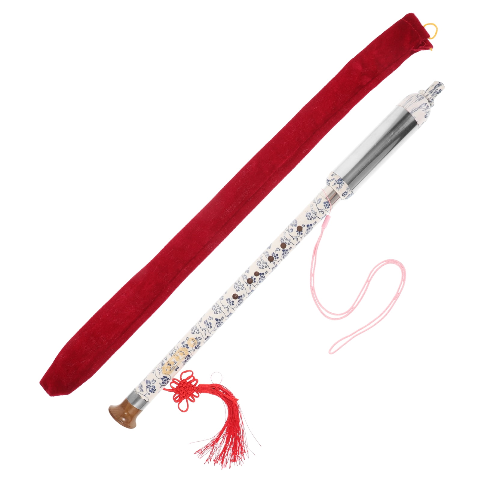 Instrumento tradicional chino Bawu en afinación G, flauta de soplado ...