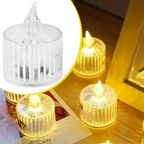 Flameless LED Tea Light Candle Lamp Battery Operated Flickering Effect Safe Decoration for Christmas Home