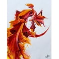 thumbnail image 2 of Allante, Marc 12x14 Gold Ornate Wood Framed with Double Matting Museum Art Print Titled - Ignite Vertical, 2 of 4