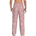 thumbnail image 3 of Uemuo Funny Chicken Pattern Men's Wide Leg Palazzo Lounge Pants with Pockets Light Weight Loose Comfy Casual Pajama Pants-, 3 of 9