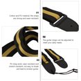 thumbnail image 4 of FESTFENDS 2Pack Guitar Strap Fun PU Guitar Strap Assorted Color for Performance, 4 of 8