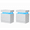 2 PCS White, variant on Hommpa 2 Drawer Modern Nightstand with RGB LED Light High Gloss Bedside Tables for Bedroom Black