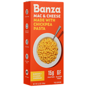 Banza Elbows & Classic Cheddar, Mac and Cheese - High Protein, Gluten Free, Lower Carb 5.5oz