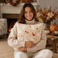 thumbnail image 7 of Thanksgiving Throw Pillow Fall Harvesting Cushion, Soft Linen Velvet Pillow with Pumpkin Maple Leaf Print for Sofa Couch Decor, 7 of 7