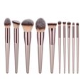 thumbnail image 1 of Pinceles de maquillaje de madera sintéticos, kit de 10 piezas de pinceles de maquillaje, pinceles para base, rubor, correctores, sombras de ojos, juego de pinceles cosméticos, 1 of 5