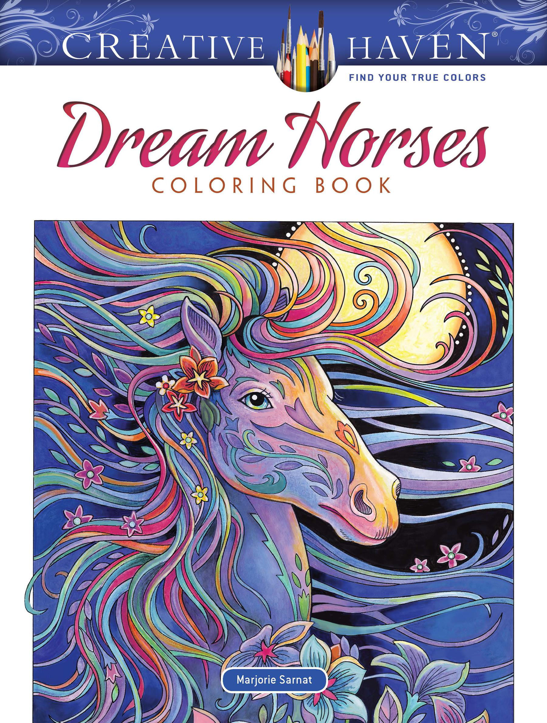 Download Creative Haven Coloring Books: Creative Haven Dream Horses ...