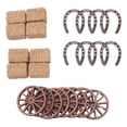 thumbnail image 2 of 24 Piezas de Suministros para Fiestas Occidentales, Centros Mesa Vintage la Suerte, Recuerdos Fiesta Boda, Decoraciones Vaquero, 2 of 5