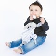 thumbnail image 3 of BooginHead Universal Teether Blanket Pacifier Holder, Infant & Toddler Boys & Girls, Bunny, 3 of 8