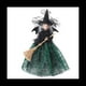 thumbnail image 1 of DecoracióN de de Halloween MuñEca de de 11 Pulgadas Velo de Halloween MuñEca de Sombrero de y Escoba de Verde, 1 of 5