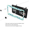 thumbnail image 5 of Watercolor Dragonflies and Blooming Flowers 1 License Plate Frames for Women Men Car Plate Holder Cover Metal Tag Aluminum Car Accessories Front Rear Plate Decor, 5 of 6