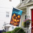 thumbnail image 3 of Halloween House Flags, Halloween Ghost Puzzle Pumpkin Halloween Decor Double Sided Outdoor Flag with Grommet, Decorative Flags for Garden YardHalloween Decorations, Porch Flag 3x5FT, 3 of 6