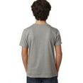 thumbnail image 2 of Next Level Youth CVC Short Sleeve Crew, L, Dark Heather Grey, L, 2 of 2