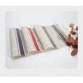 thumbnail image 4 of ROSOZ PVC Woven Table Mat Japanese Vertical Stripes Heat Resistant Dining Pad for Western Style Table Setting, 4 of 5
