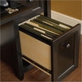 thumbnail image 4 of Bowery Hill Engineered Wood Estate Black Computer Desk Rectangular 59" Unassembled, 4 of 6