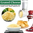 thumbnail image 2 of leyfeng Accesorios para rebanadora/trituradora para batidoras de pie KitchenAid, rebanadoras de alimentos, accesorio para rallador de queso, accesorio para hacer ensaladas, vegetales, 2 of 8