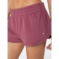 thumbnail image 4 of Celebrity Pink Women's and Women's Plus Dolphin Hem Sweatshort, Sizes XS-4X, 4 of 6