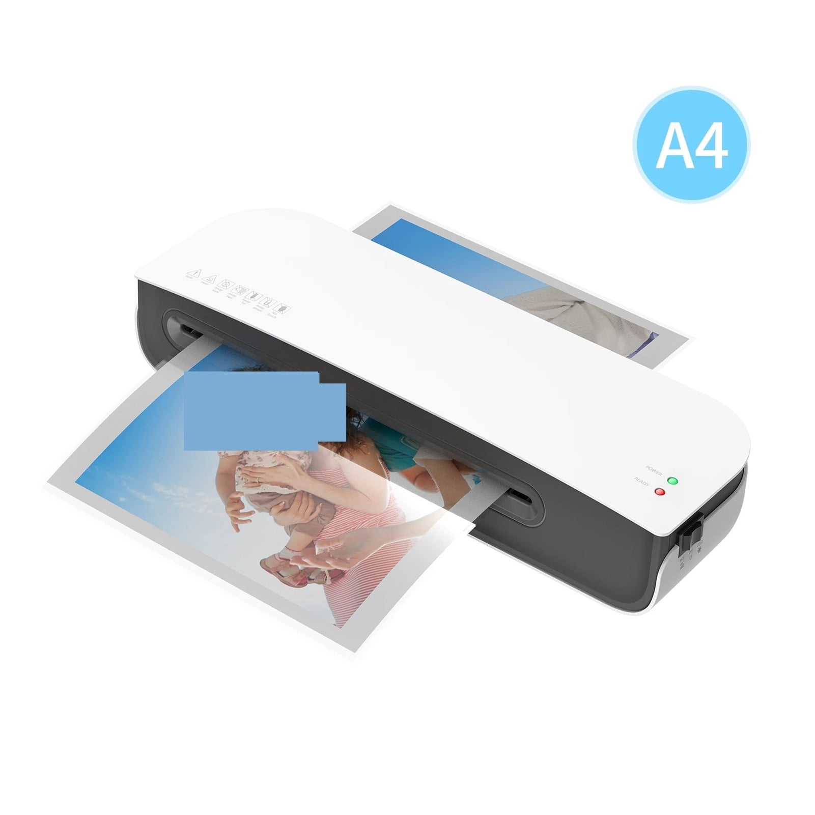 SL289 Desktop Laminator Machine Set A4 Size Hot And Cold Lamination 2 Roller System For Home Office School Supplies ,Easy Operation