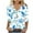 A Multicolor, variant on YUGYXL Plus Size Tshirts for Women 3/4 Length Sleeve Tops Cute Flower Graphic Tees Fashion V Neck Soft Comfy Shirts Sales Multicolor XXL