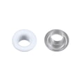 thumbnail image 4 of Uxcell 100 Set Grommets Kit Metal Eyelets 0.16" Grommet for Shoes Clothes Belt Bag DIY Project, White, 4 of 4