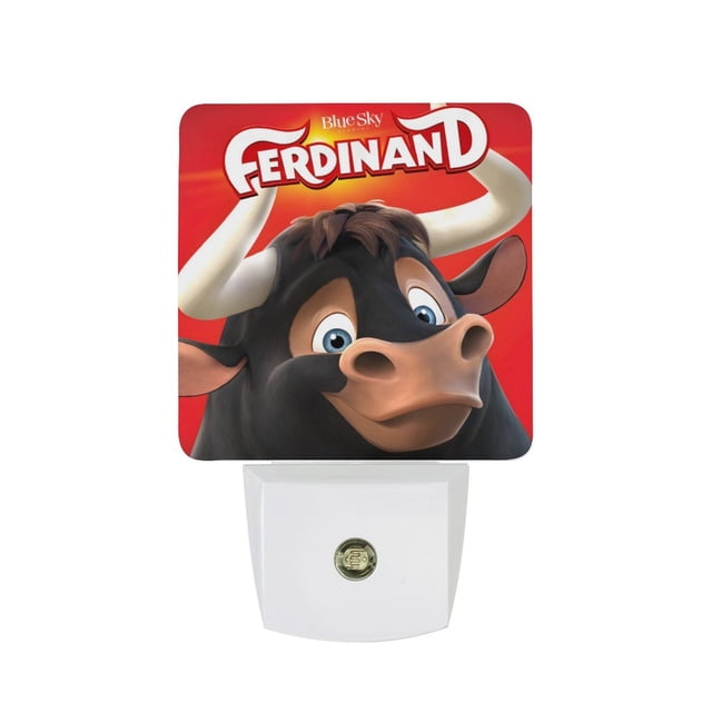 Ferdinand Luz nocturna LED con sensor de anochecer a amanecer para dormitorio, baño, pasillo, escaleras - Lámpara LED nocturna de enchufe, 0.5W - 1 pieza